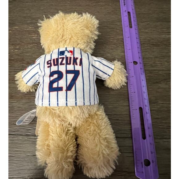 Chicago Cubs MLB 6" Teddy Bear #27 Suzuki Jersey Furry Plush Mascot Souvenir - Picture 5 of 5